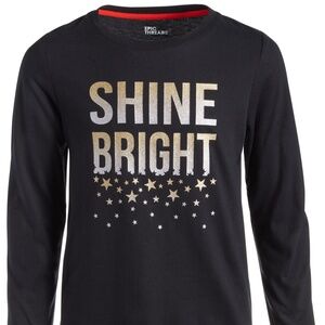 NWT L Epic Threads Big Girls Shine Bright Print Long-Sleeve T-Shirt,